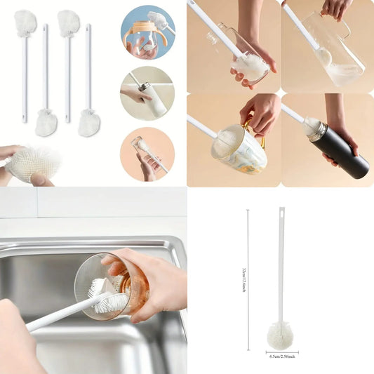Multifunctional silicon Foldable Cup & Bottle Cleaning Brush for Kitchen