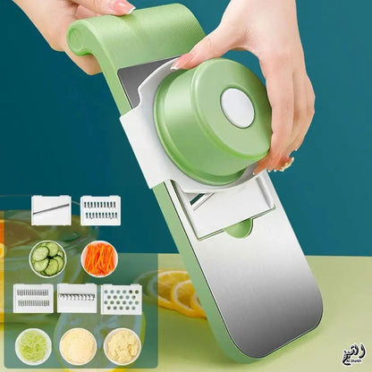 Stainless Steel 5-in-1 Vegetable Cutter & Slicer
