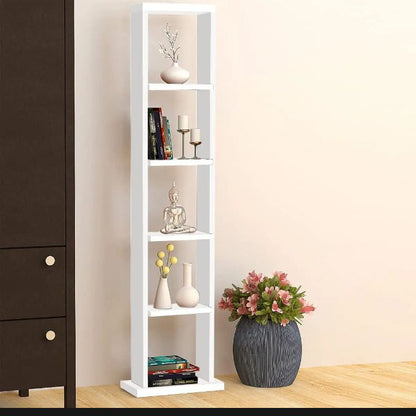 multipurpose wooden box rack 4 layer book for home decoration