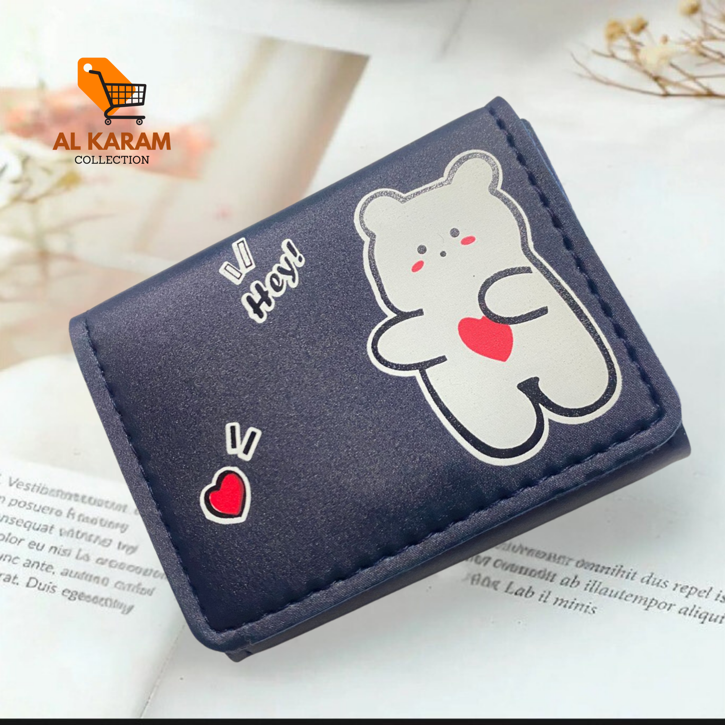 Multi Card Slots Cute Women Wallets Lighteeight Cute Three Fold Card Bag For Casual Use Carry Young Girls Student Gift Item
