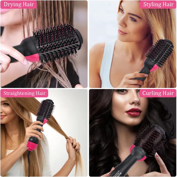 One Step Salon Hair Dryer Brush | Straightening & Volumizing Hot Air Brush