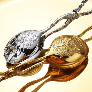 Elegant Stainless Steel Serving Tongs